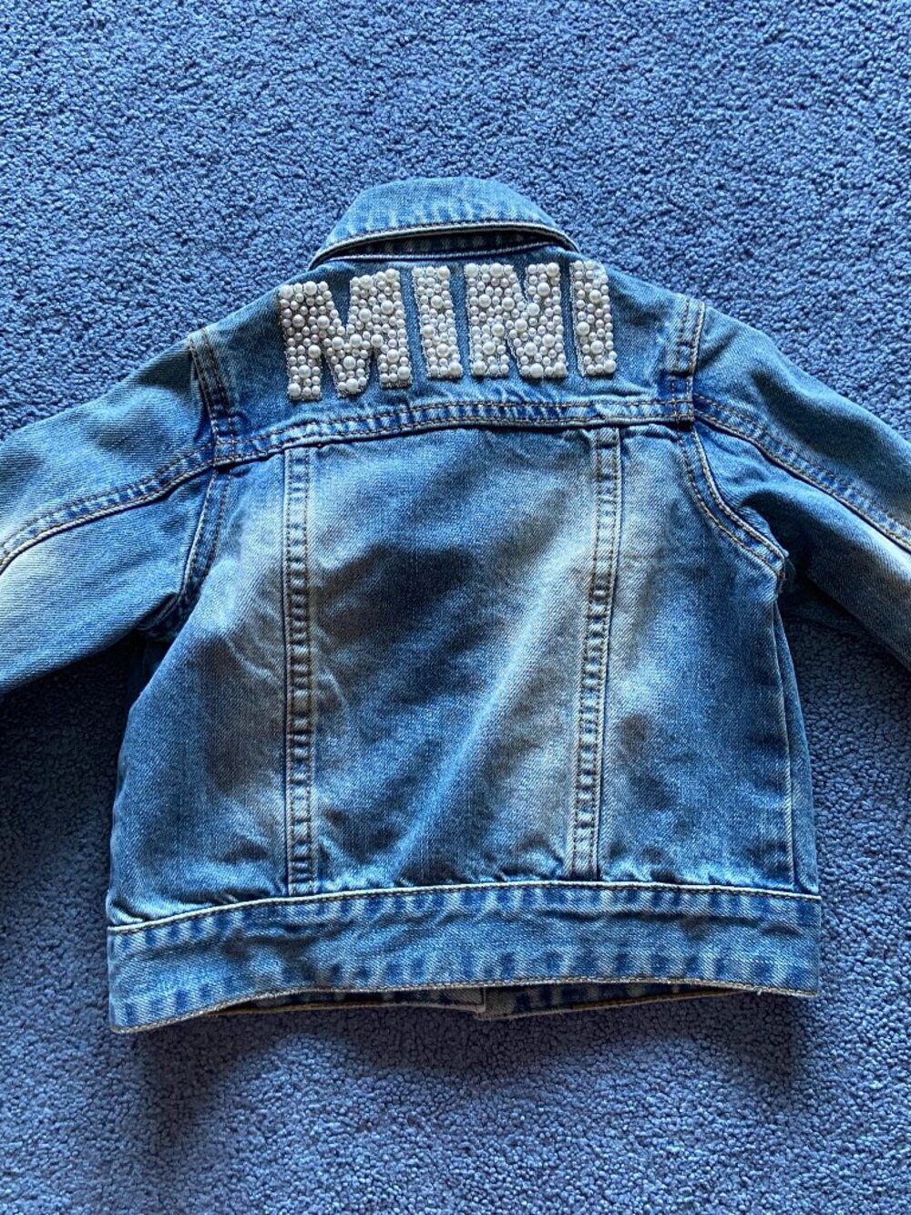 LE-LA-LO Toddler Girl's Blue "Mini" Denim Jean Jacket Size 2T
